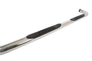 Chevrolet Silverado Nerf Bars - Dee Zee - 3 In. Round Stainless - Polished - `14-`18